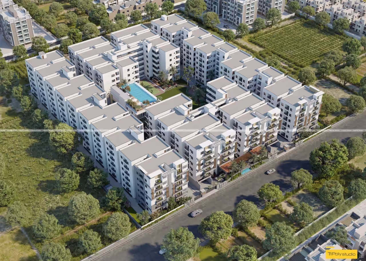 Gummadi Malla Reddy, Alpine Infratech Springfields Apartment | Best Gated Community in Hyd | 2 & 4 BHK Apartments image